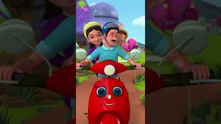स्कूटर गीत, Scooter Cartoon Song #shortvideos #kidssong #funnyvideo #rhymesinhindi #scooter