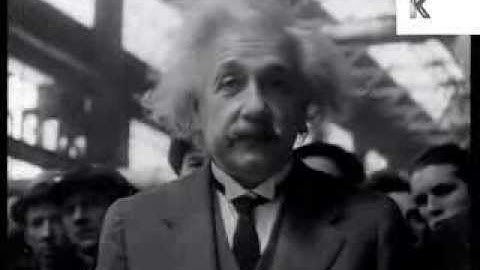 1930s, Albert Einstein, Gigantic Telescope, USA, Archive Footage