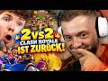 😂🤣 Zusammen AN DIE WELTRANGSPITZE im 2v2 RANKED! 😎 Clash Royale