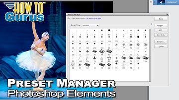 How You Can Use the Photoshop Elements Presets Manager