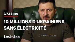 10 millions d'Ukrainiens sans électricité, selon Zelensky