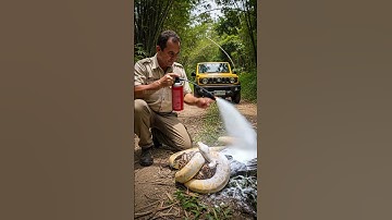 Park Ranger Saves Eagle From Deadly Python! #rescue #animals #wildlife