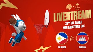 🔴 LIVE | FINALS: Philippines vs. Cambodia | Men's Basketball 5x5 | SEA Games 32 Cambodia