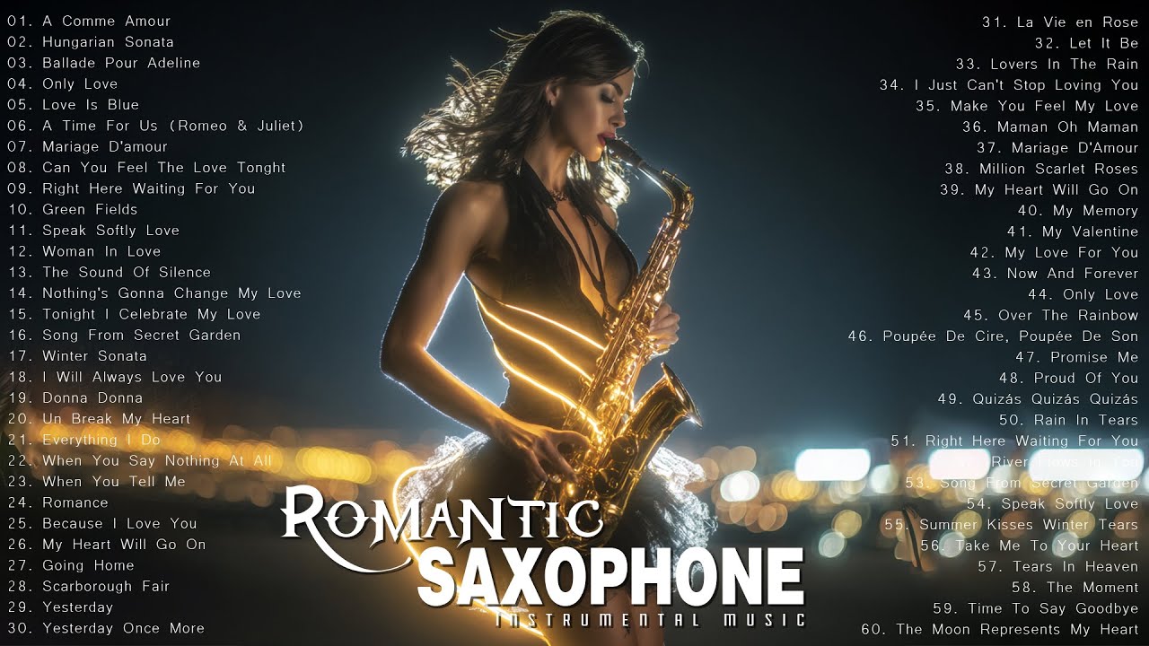 Best Saxophone Love Songs of All Time ∣ Top 400 Romantic Saxophone Love Songs ∣ Soft Relaxing Music
