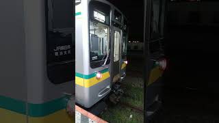 今日から運転開始‼️南部支線E127系V1編成　尻手駅にて