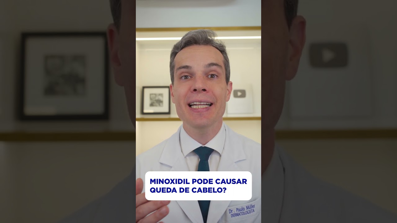 Minoxidil pode Causar Queda de Cabelo? #shorts