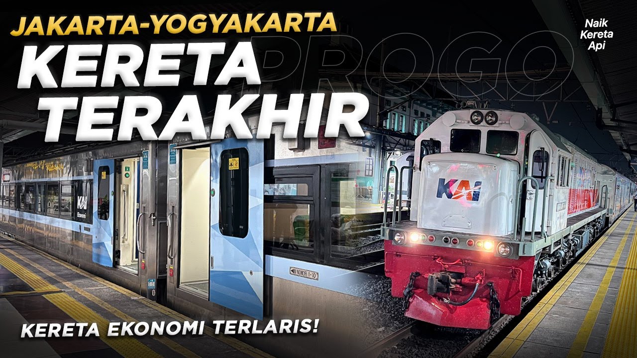 LEBAK BULUS-JOGJA NAIK KERETA MALAM TERNYAMAN! Trip ke Jogja Naik KA Progo Ekonomi