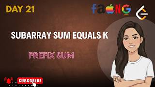 Subarray Sum Equals K – Optimal O(n) Solution | LeetCode 560