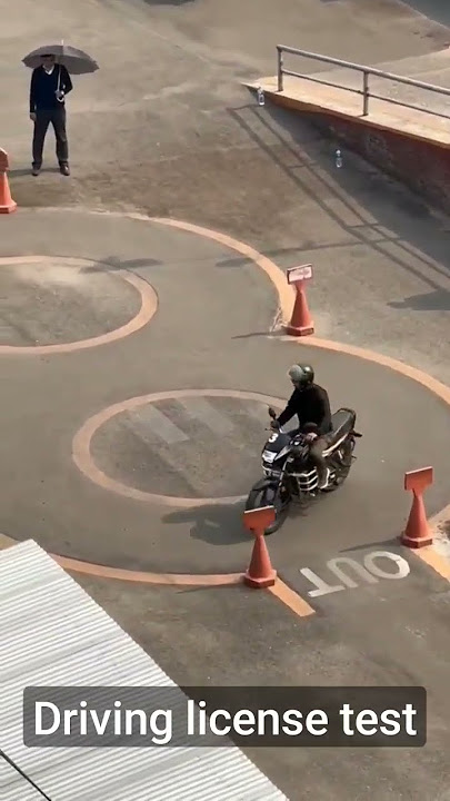 Driving licence test two wheeler #drivinglicence #india #test