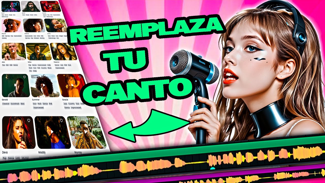 👉COMO CAMBIAR MI VOZ por la de UN CANTANTE PROFESIONAL con IA || DE ...