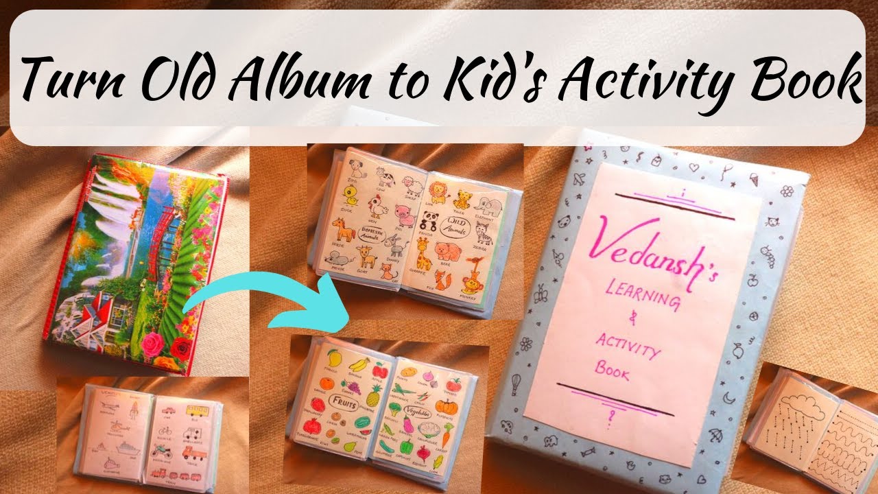 Diy Activity Book For Toddlers