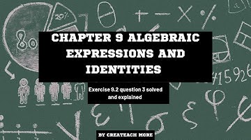 Exercise 9.2 Q3 class 8 | Ncert Maths 8 | Ch 9 Algebraic expressions and Identities | Ex 9.2 Q3 cbse