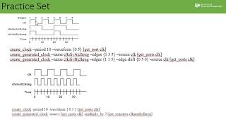 Generated Clock with Edge Shift and Latency