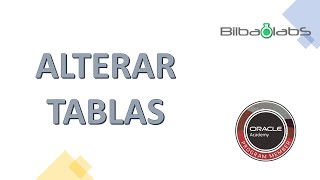 3. Alterar Tablas - ORACLE