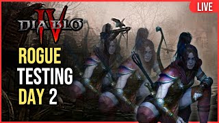 Diablo 4 Lvl 25 Rogue Testing - Day 2 @FrankieFresh