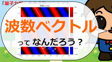 【はやくち解説】波数ベクトルってなに？【Pythonコピペで量子力学完全攻略マニュアル】