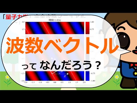 【はやくち解説】波数ベクトルってなに？【Pythonコピペで量子力学完全攻略マニュアル】