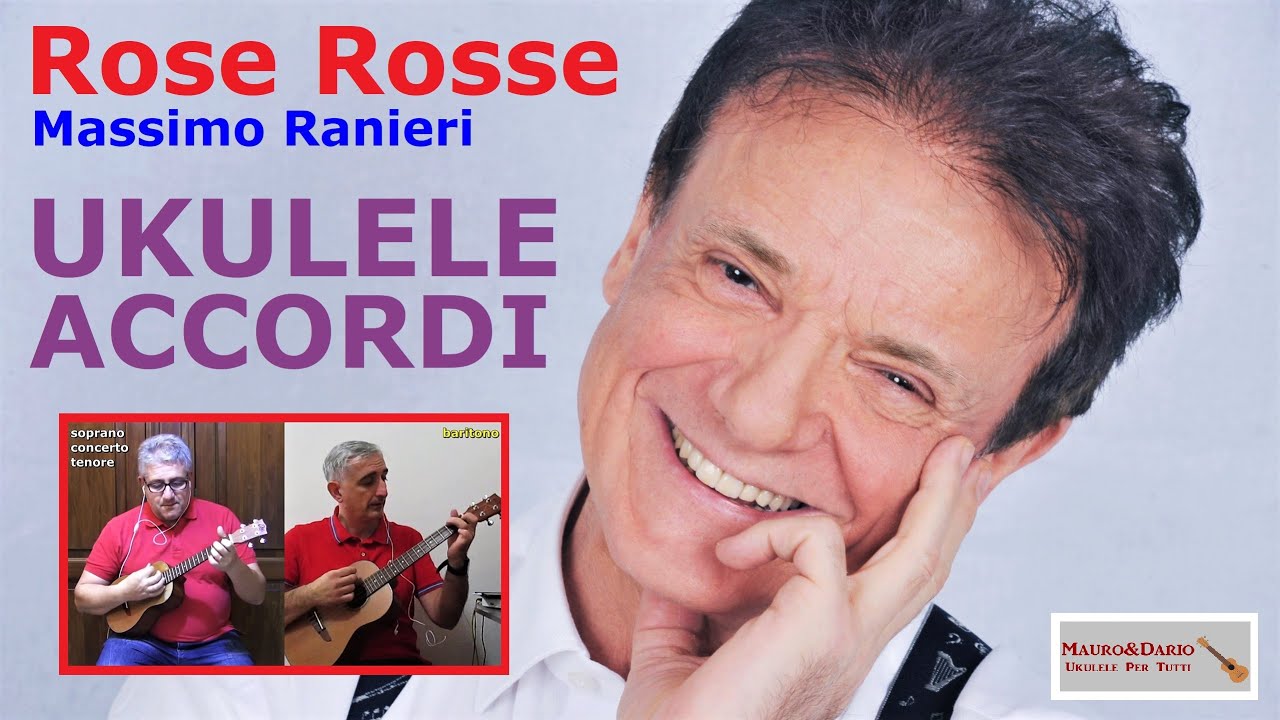 Rose Rosse (Massimo Ranieri) UKULELE ACCORDI Tutorial Play Along