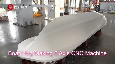 16meter long 5 axis CNC machine for boat yacht plug deck and hull mold