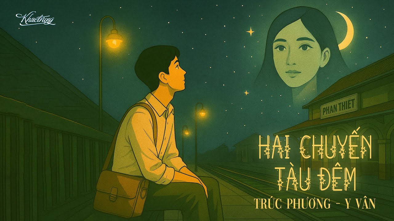 Trọn 2 lời🎶 HAI CHUYẾN TÀU ĐÊM 🚉  Trúc Phương - Y Vân 🎶 Khắc Trung kể câu chuyện tình của tác giả