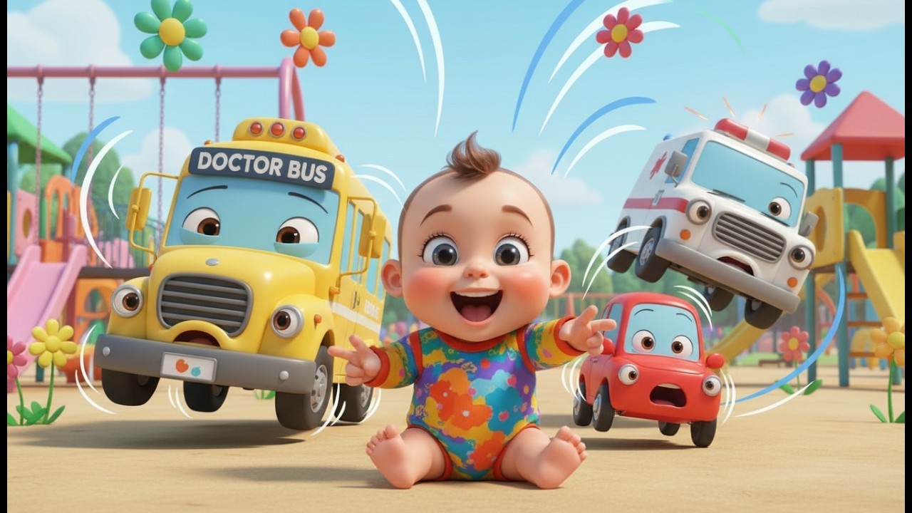 Колёса Доктор-Автобуса 🚌🏥🚑 | Мультфильм для детей и весёлые приключения