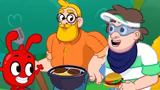 Barbeque Party  My Magic Pet Morphle | Cartoons For Kids | Morphle's Magic Universe