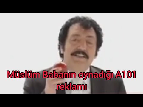 Müslüm Gürses'in oynadığı A101 reklamı...