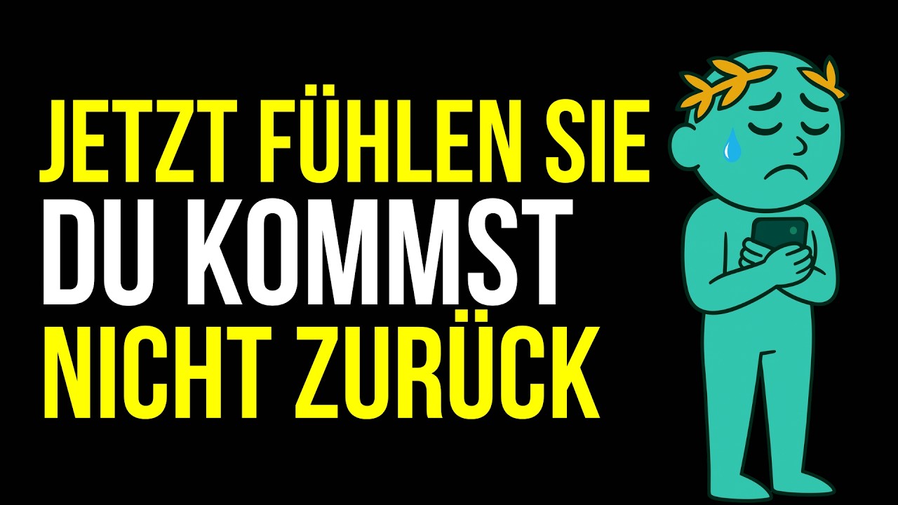 DER MOMENT, IN DEM SIE ERKENNEN: DU KOMMST NICHT ZURÜCK | Stoizismus