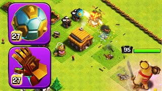 ⚽ НОВАЯ ИМБА НА КОРОЛЯ ! СНАРЯЖЕНИЕ КОЛЮЧИЙ МЯЧ !🟨 ЖЕЛТАЯ КАРТОЧКА  💩 CLASH OF CLANS