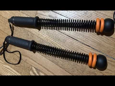 RENRUI Cordless Battle Ropes with Adjustable Resistance Springs Review