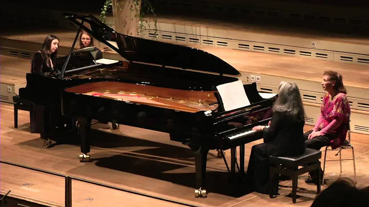 Martha Argerich & Cristina Marton playing Milhaud ...