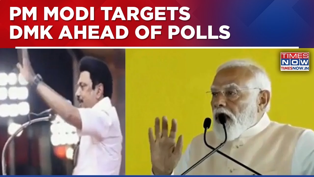 PM Modi Attacks DMK In Tamil Nadu Rally; Accuses Stalin Govt Of Dynasty ...