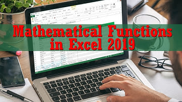 Mathematical Functions in Excel 2019|| Complete Mathematical Function In MS Excel in Hindi