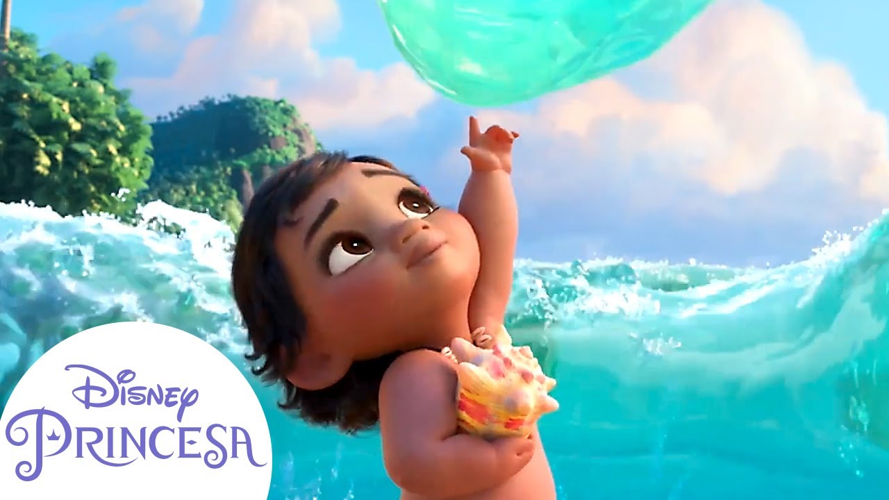 Moana bebé conoce el óceano | Disney Princesa - YouTube