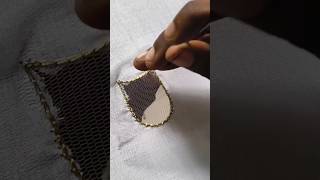 net cloth work #aari #aariwork #shorts