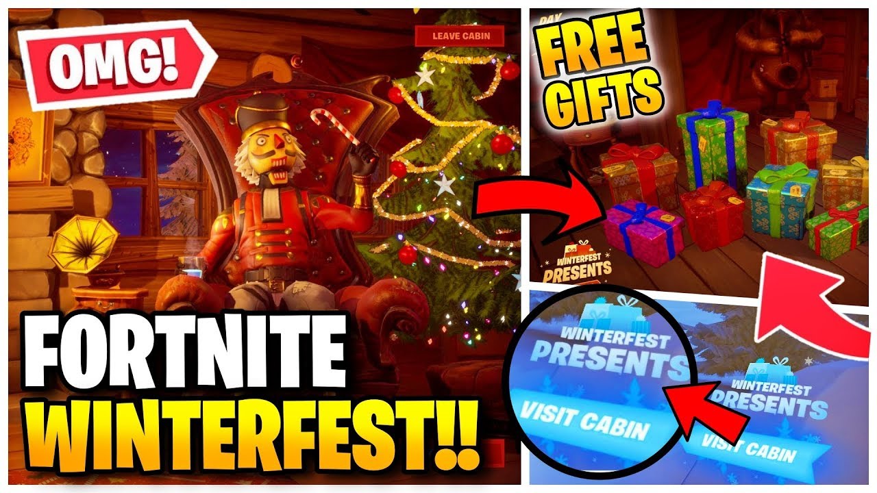 "NEW" FORTNITE WINTERFEST FREE REWARDS IN FORTNITE CHAPTER ...