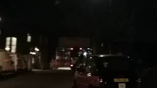 Metroline London HT Bus Garage  Early Hours Morning