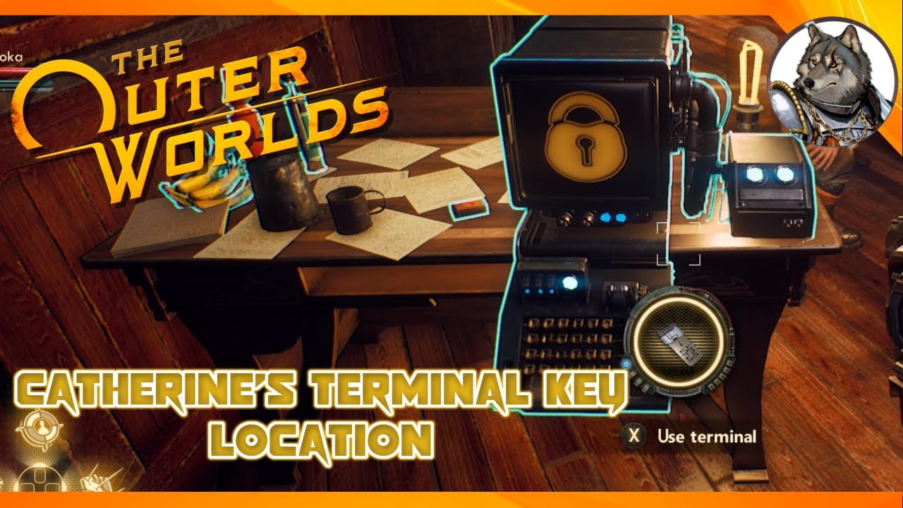 THE OUTER WORLDS -  How To Unlock Catherine's Terminal In Fallbrook (Catherine's Terminal Key)
