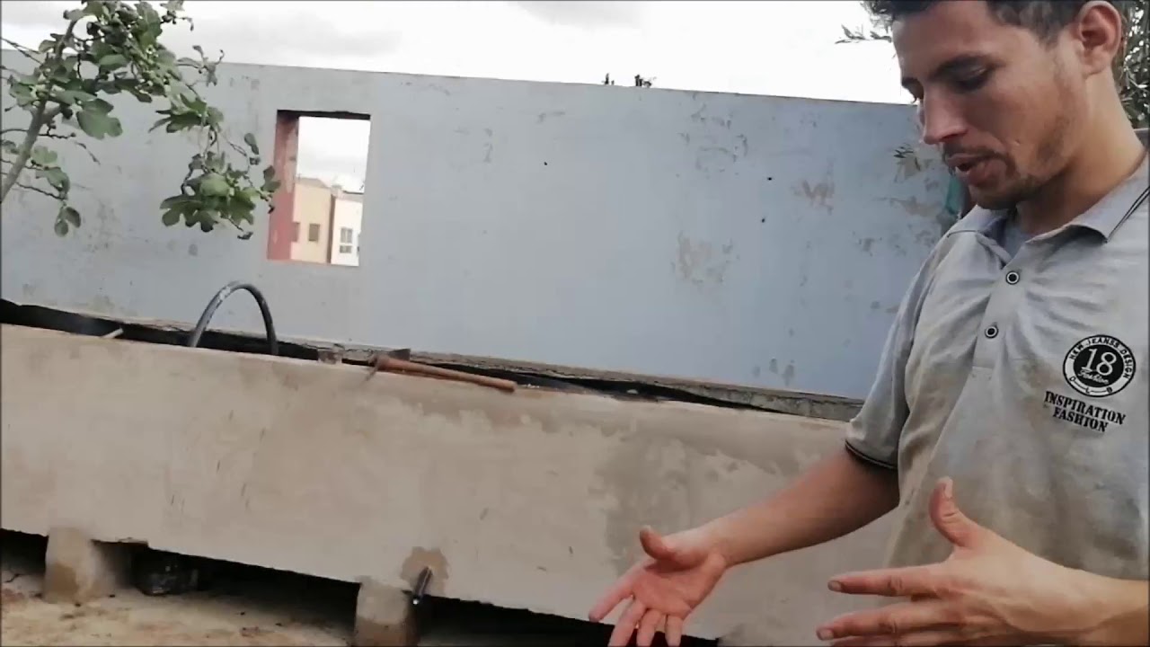 زراعة الأسطح 261 - غرس جل الاشجار في الحوض الزراعي بمساعدة عدي المجاز في اللغة الفرنسية