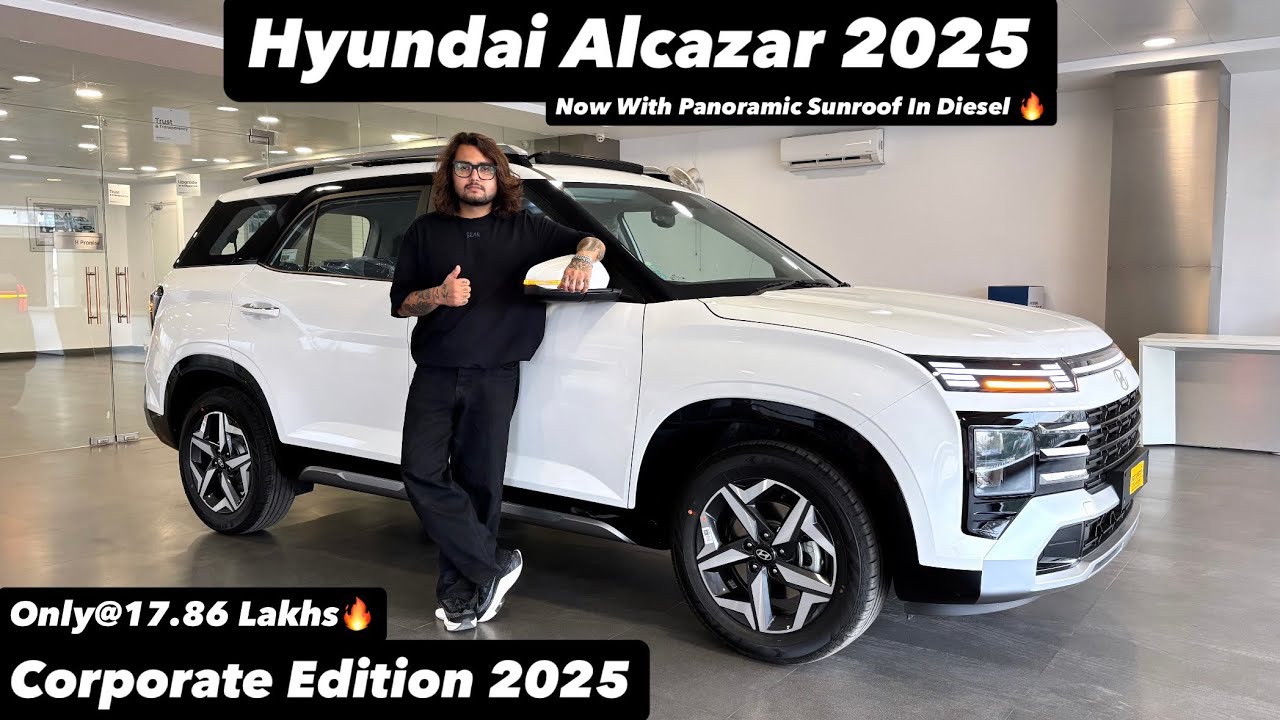 New Hyundai Alcazar Corporate Edition 2025 | DIESEL WITH PANORAMIC ...