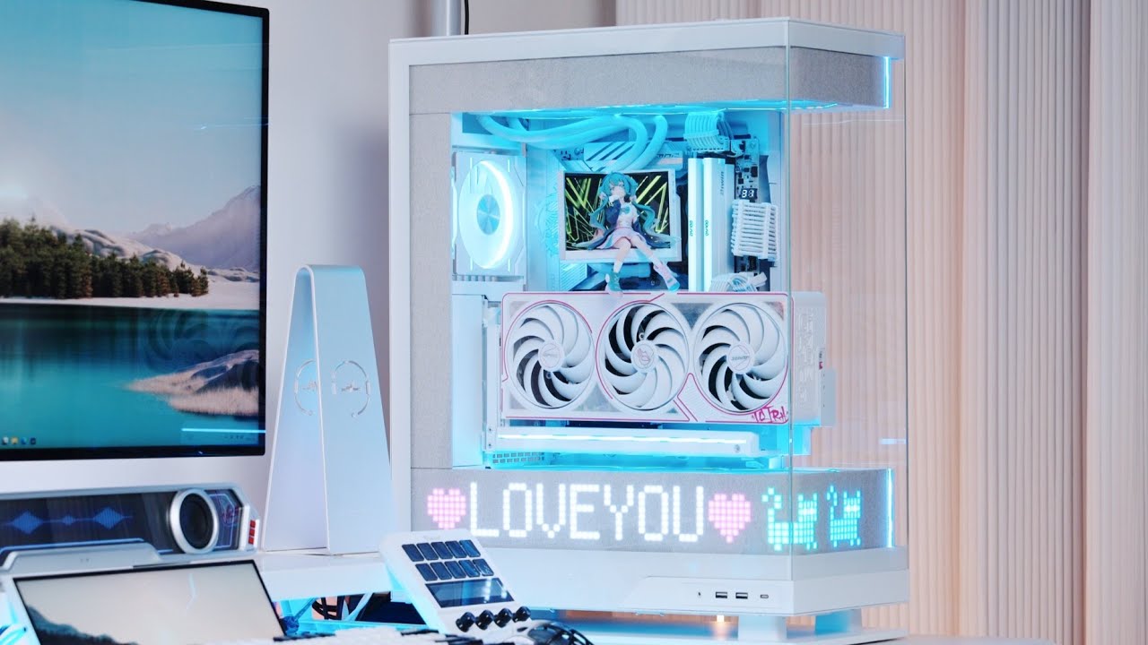 2026’s Most Stylish PC! STAGE Shadow Stage Liquid Cooling + Phanteks Vision Pixel Edition