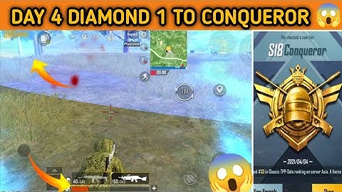 🇮🇳Day - 4 Diamond 1 To Conqueror 😱 - SAMSUNG A3,A5,A6,A7,J2,J5,J7,S5,S6,S7,59,A10,A20,A30,A50,A70