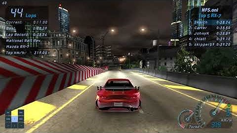 NFS Underground - Circuit: National Rail Reverse - 38.17 - No NOS