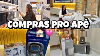 VLOGÃO| tudo que eu comprei pro apartamento| morando sozinha aos 21🏠💖✨