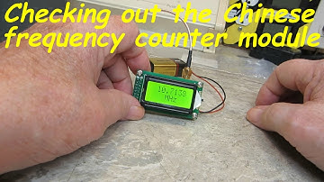 DERB - Checking out the Chinese Frequency counter module