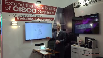 Lightware - Cisco Room Configuration Wizard at ISE 2019