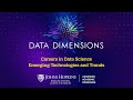 Careers in data science and emerging technologies and trends