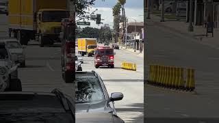 Arcadia fire department Engine 107 responding fast to a gas leak