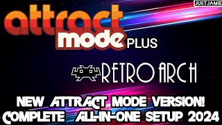 Attract Mode Plus 3.0.8 - Retroarch Setup Guide #attractmode #retroarch #emulator