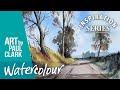 How to Paint a Simple Landscape in Watercolour Inspired by Edward Wesson